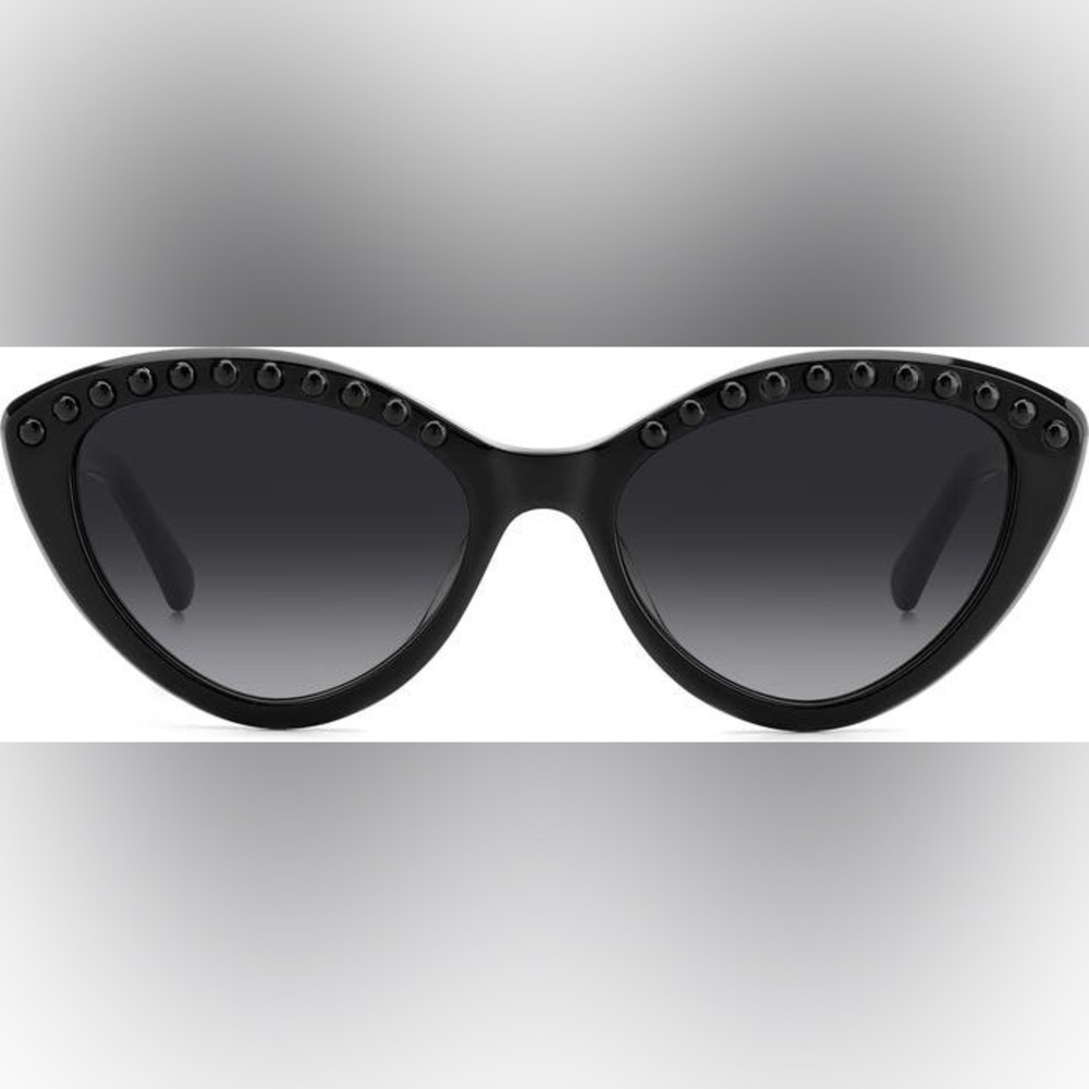 Kate Spade Black Studded Cat Eye Sunglasses
